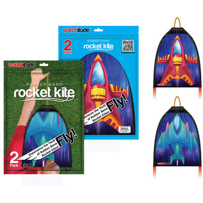 Rubber Band Rocket Kite, Assorted Styles