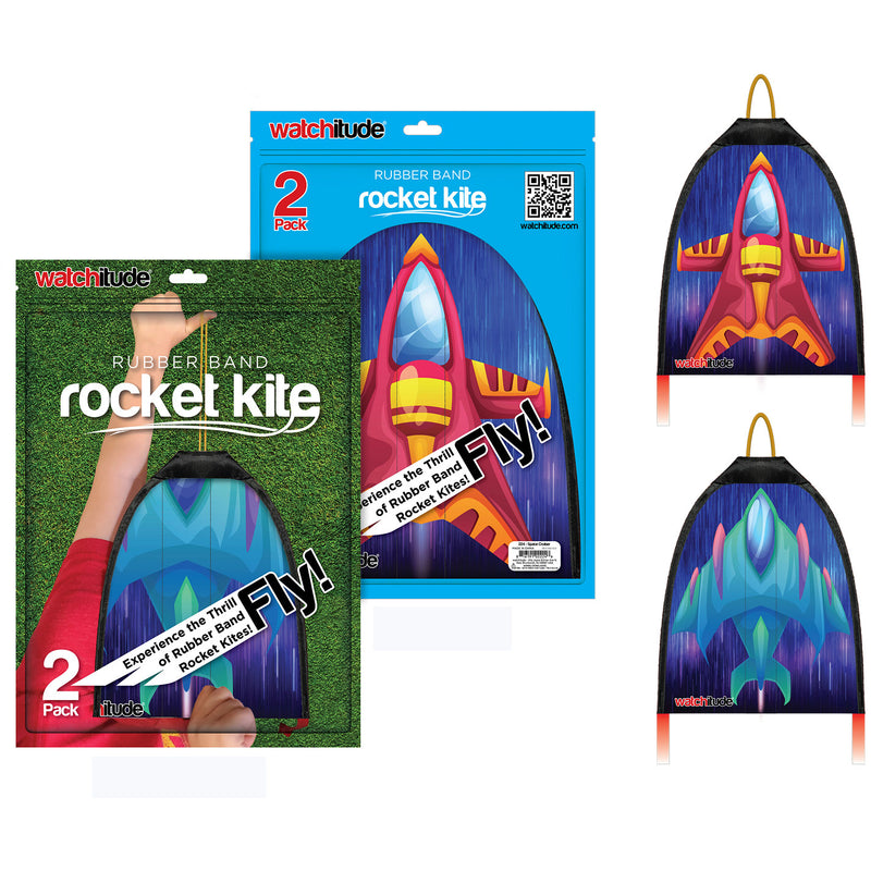 Rubber Band Rocket Kite, Assorted Styles
