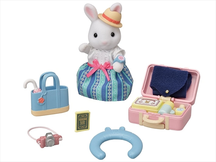 Calico Critters Weekend Travel Set -Snow Rabbit Mother