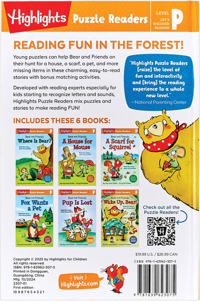 Bear and Friends Puzzle Reader Collection