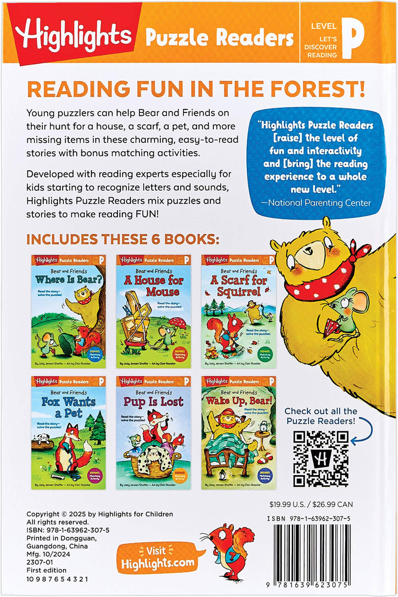 Bear and Friends Puzzle Reader Collection
