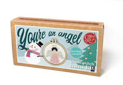 Angel Mini Matchbox Christmas Cross Stitch Kit