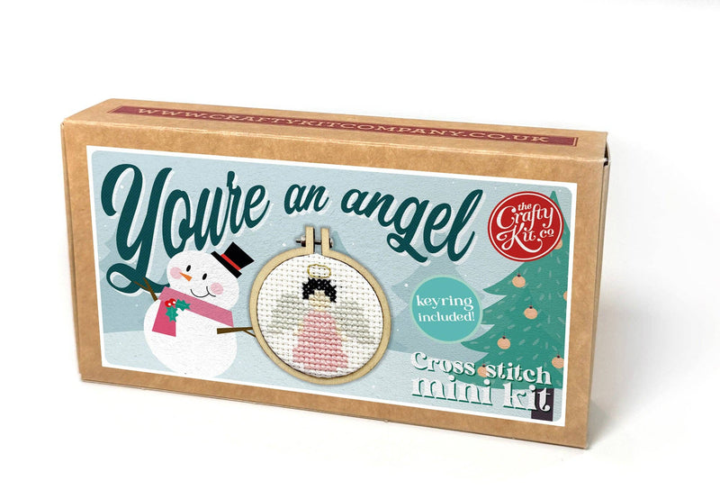 Angel Mini Matchbox Christmas Cross Stitch Kit