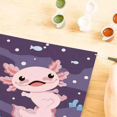 Creart Axolotl with Glitter