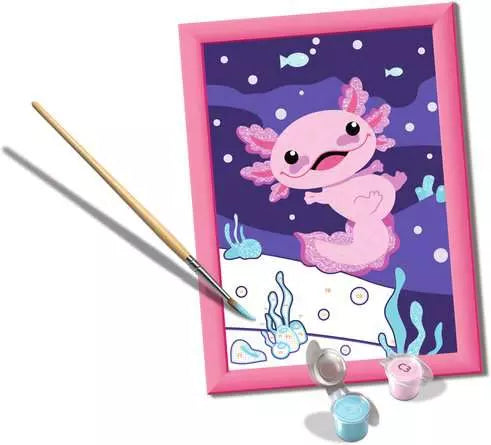Creart Axolotl with Glitter