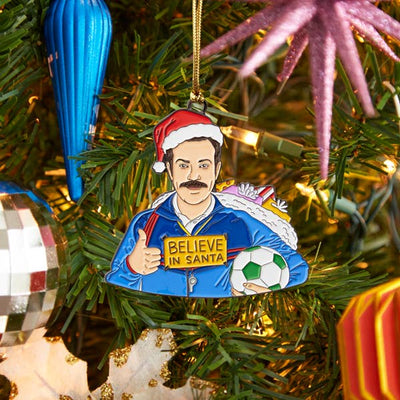 Ted Believe Enamel Ornament