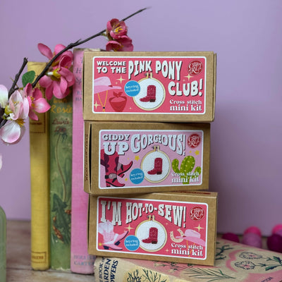 I'M HOT-TO-SEW! Mini Matchbox Cross Stitch Kit