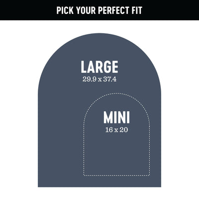 Navy Mini Arch Magnetic Wall Decal