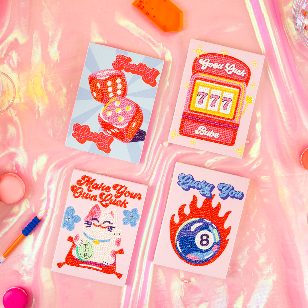 PixelPop™ Diamond Art — Girls' Night Edition — Feelin' Lucky (Ages