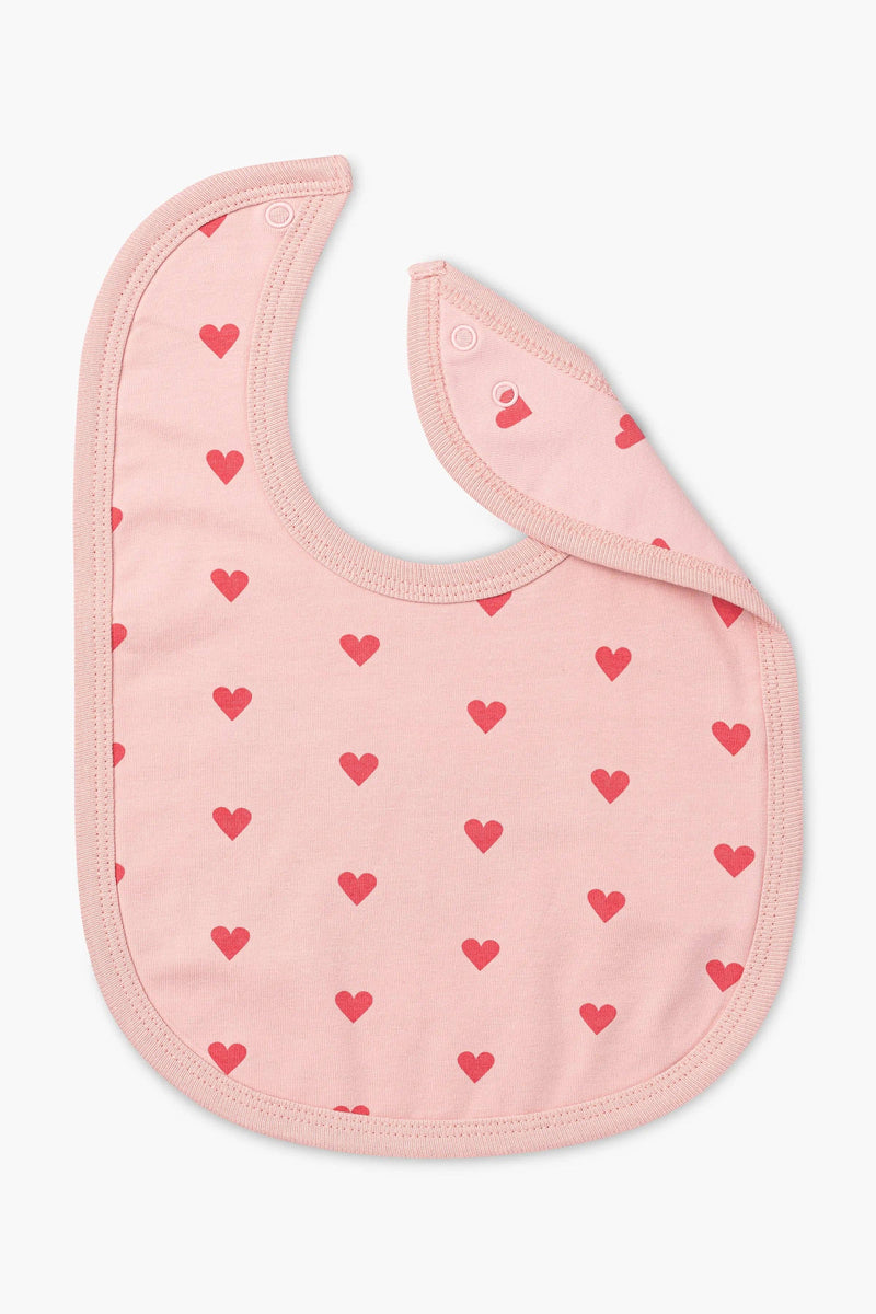 2-Pack Classic Baby Bibs - Light Pink