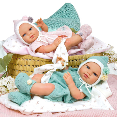 BABY REBORN DOLL IN CASE, BOY