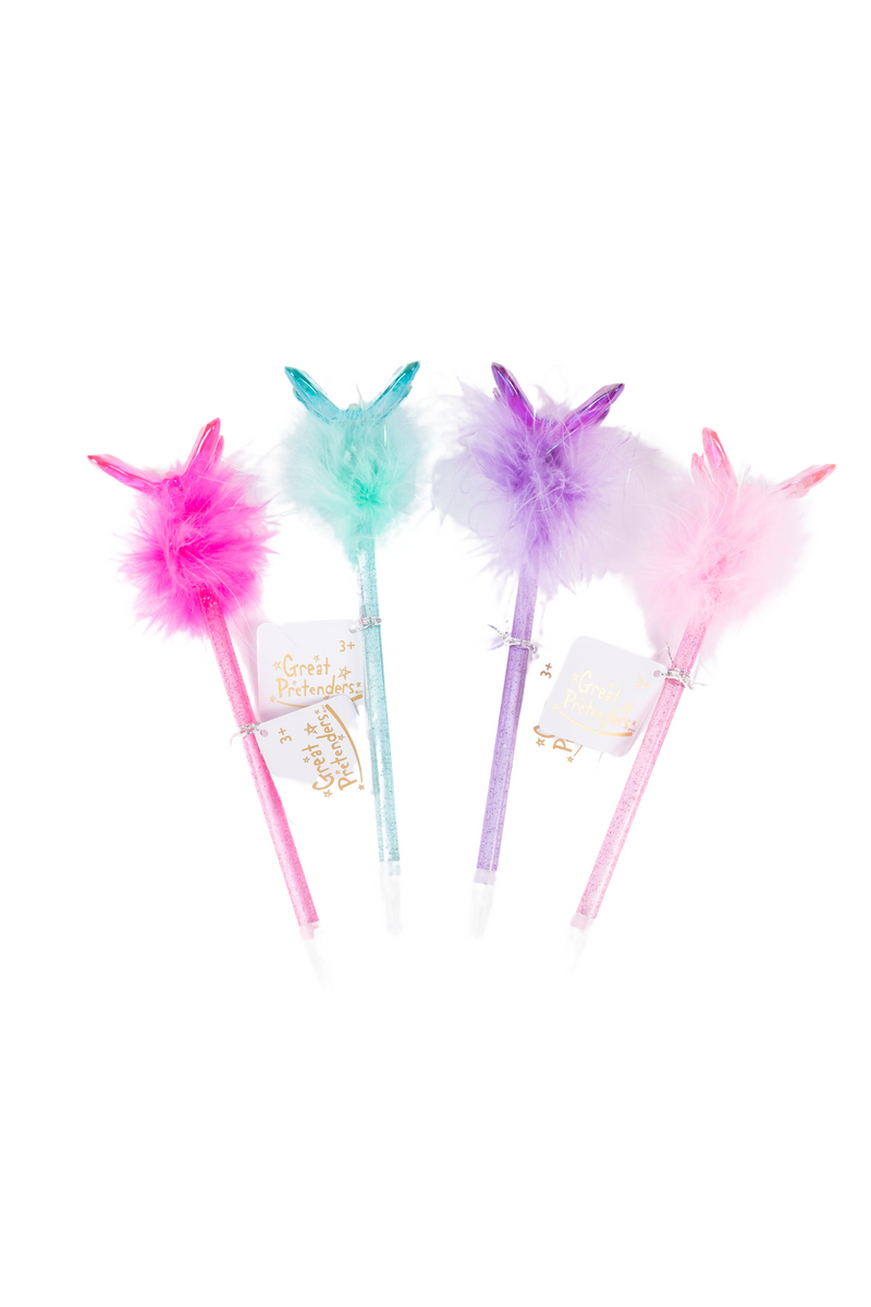 Butterfly Gem Fluffy Pen