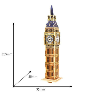 3D Wooden Puzzle: Big Ben