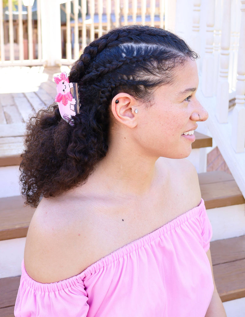 Axolotl Hair Claw, Cute Hair Accessories, Shaped Hair Clips
