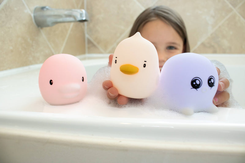 LumiPets® Minis Olive, Daisy, & Delbert- Waterproof Light-Up Toy Pack