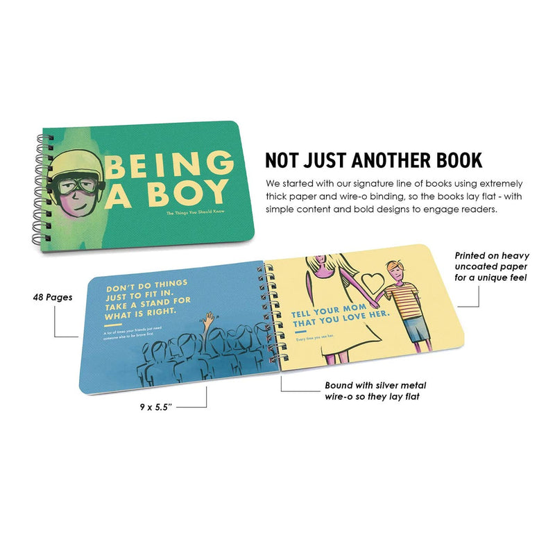 Being a Boy Book - Inspirational Book for Young Boys