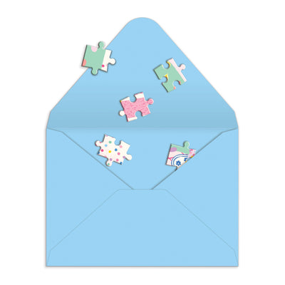 Confetti Birthday Cake Greeting Card Puzzle
