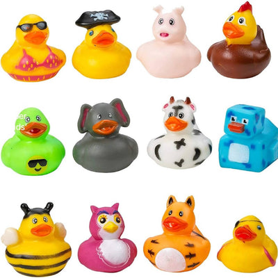 Playful Rubber Duckies Kids Toy- Assorted