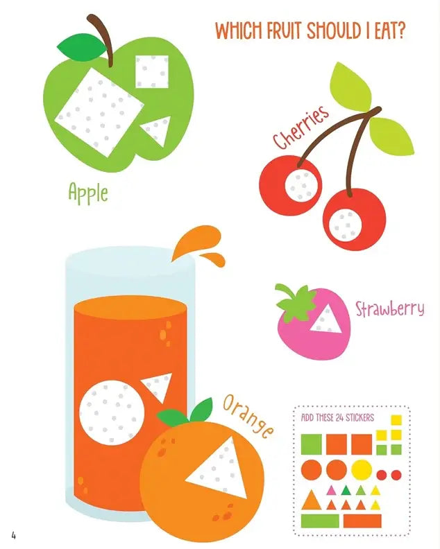 Activity Book - Sticker Fun: Learn About Shapes and Colors