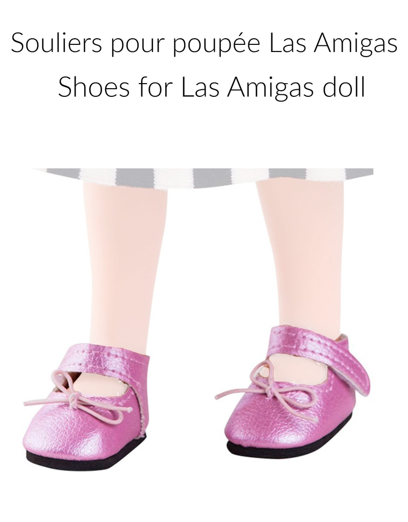 Shoes for Las Amigas doll - Pink shoes - Paola Reina