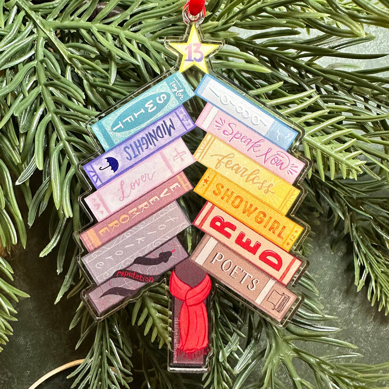 12Eras Tree Christmas 2025 Ornament