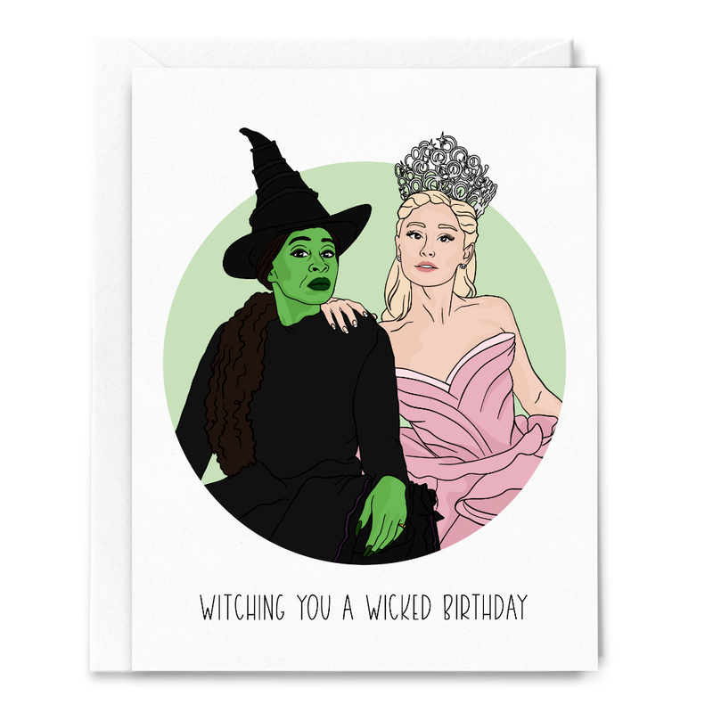 Witching Birthday Card - Wicked