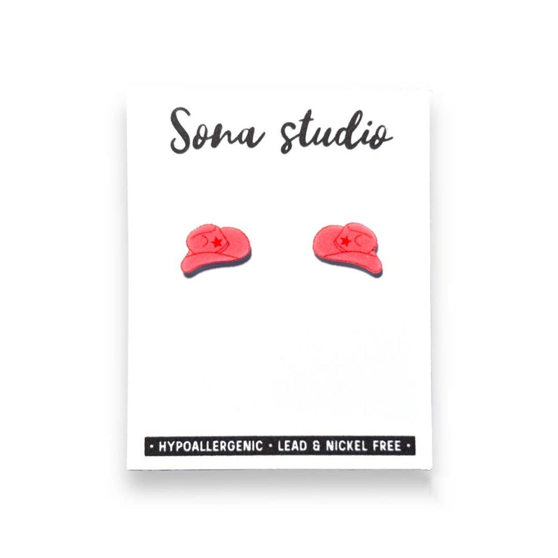 Cowgirl Hat Western Earrings