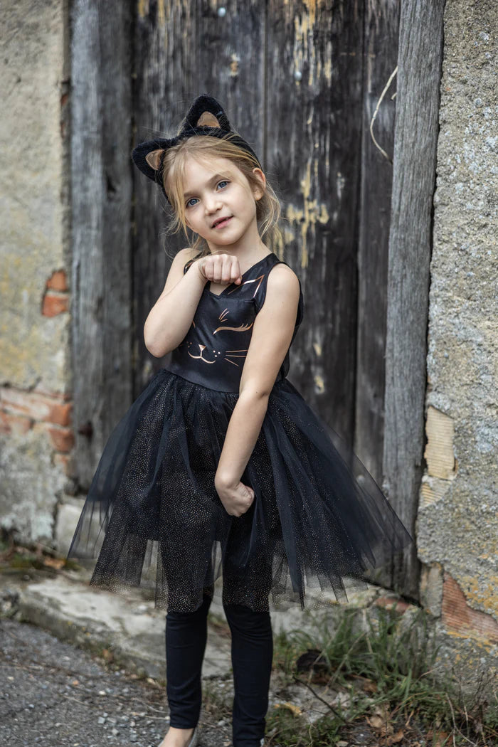 Black Cat Dress & Headpiece