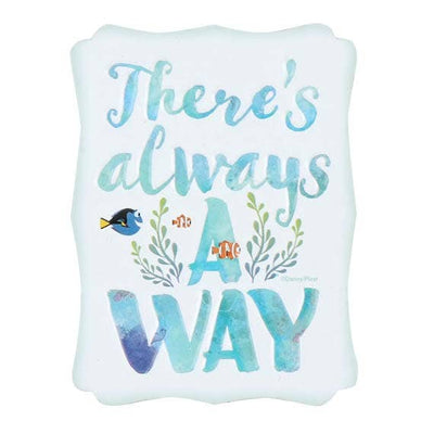 Finding Dory There's Always A Way Embossed Metal Magnet