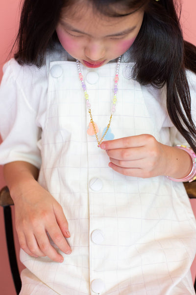 Multi Heart Candy Beaded Necklace