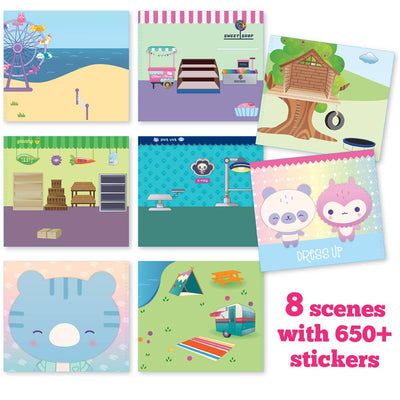 Craft-tastic Sticker It Up! Animal Town Reusable Sticker