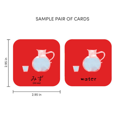 Minilingo Japanese/English Bilingual Flashcards for Kids