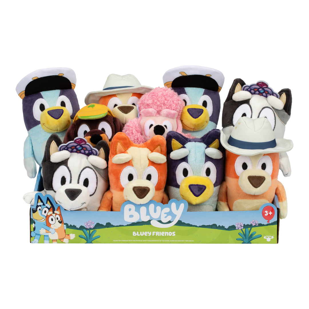 新品　bluey MOOSE社 ブルーイ ファミリー　ぬいぐるみ 4個セット 新品 bluey MOOSE社 ブルーイ ファミリー ぬいぐるみ 4個セット