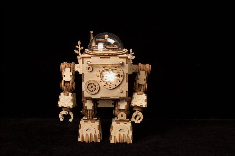 DIY 3D Wooden Puzzle Steam Punk Music Box: Orpheus