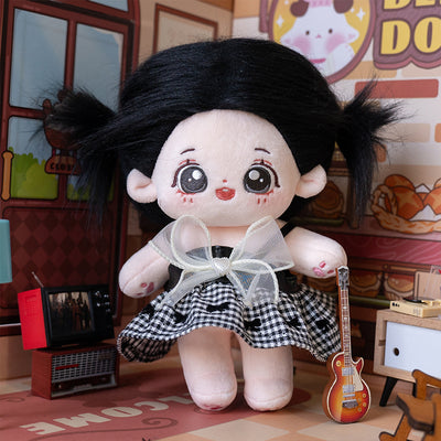 CALEMBOU Plush Doll 7.8in Cute Cotton Doll with Skeleton Anime Plush