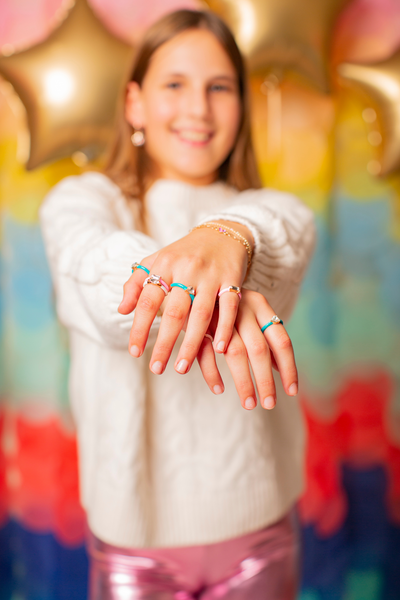 Boutique Chic Crystal Cool Rings