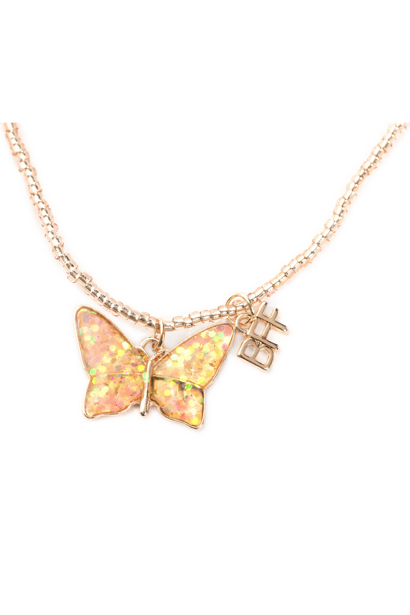 BFF Butterfly Share & Tear Necklaces