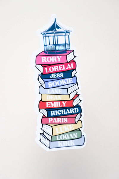 Gilmore Girls Bookstack Sticker