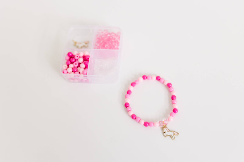 Mini Unicorn Dreams DIY Bracelet Craft Kit, Birthday Favor