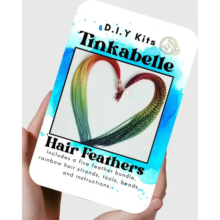 Tinkabelle Hair Feathers - DIY Hair Feather Kit
