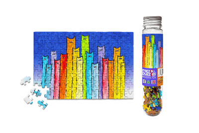 A Pride of Cats Mini jigsaw puzzle gift for mom trend