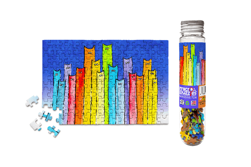 A Pride of Cats Mini jigsaw puzzle gift for mom trend