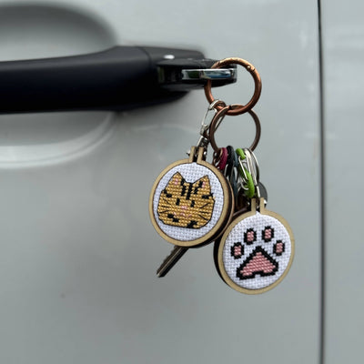 'Sending a hedgehug' Mini Matchbox Cross Stitch Kit