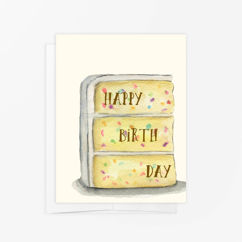 Greeting Card - Funfetti Cake - Happy Birthday