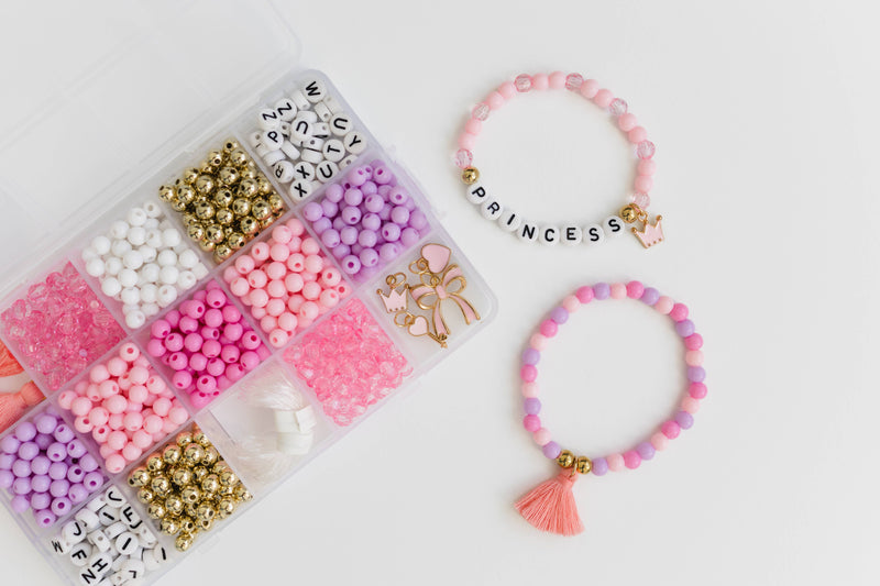 Princess Party DIY Stretchy Bracelet Craft Kit
