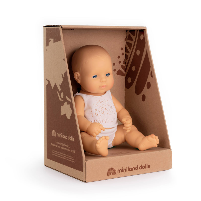 Baby Doll Caucasian Girl 12 5/8" inch (box)