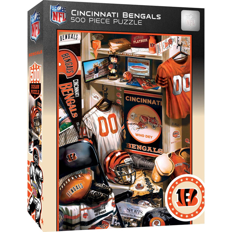 Cincinnati Bengals - Locker Room 500 Piece Puzzle