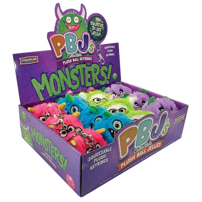 PBJ's Plush Toy - Silly Monsters Keyrings