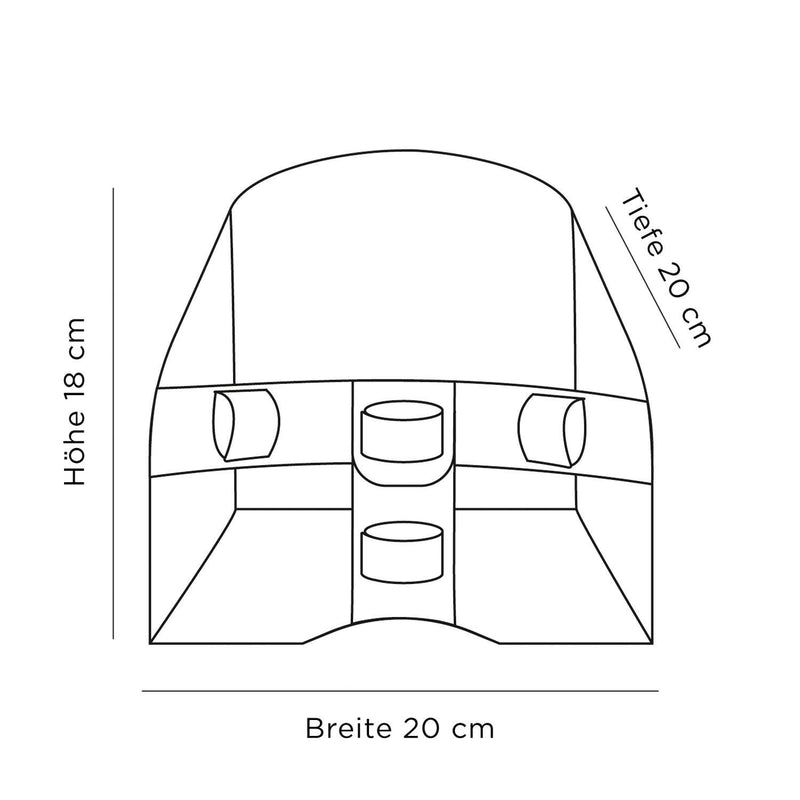 Gotz Bike Seat for Dolls up to 20" - Attaches to Handlebars