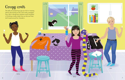 Sticker Dolly Dressing Trick Or Treat